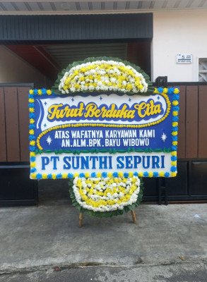 Papan Bunga Duka di Baloi Permai